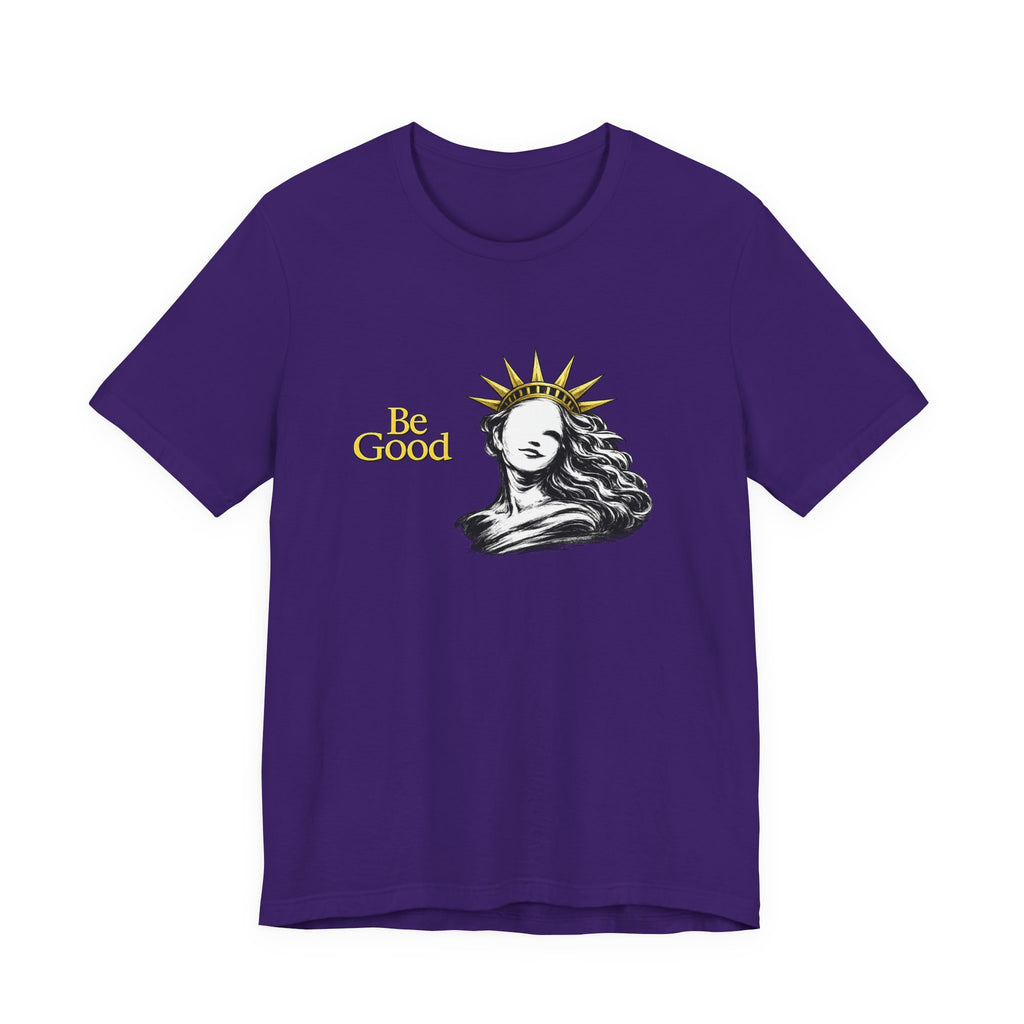 Be Good Vintage Statue of Liberty Inspirational Retro Graphic TShirt