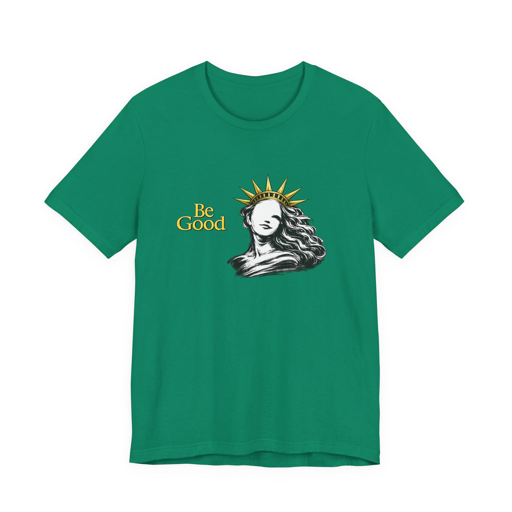 Be Good Vintage Statue of Liberty Inspirational Retro Graphic TShirt