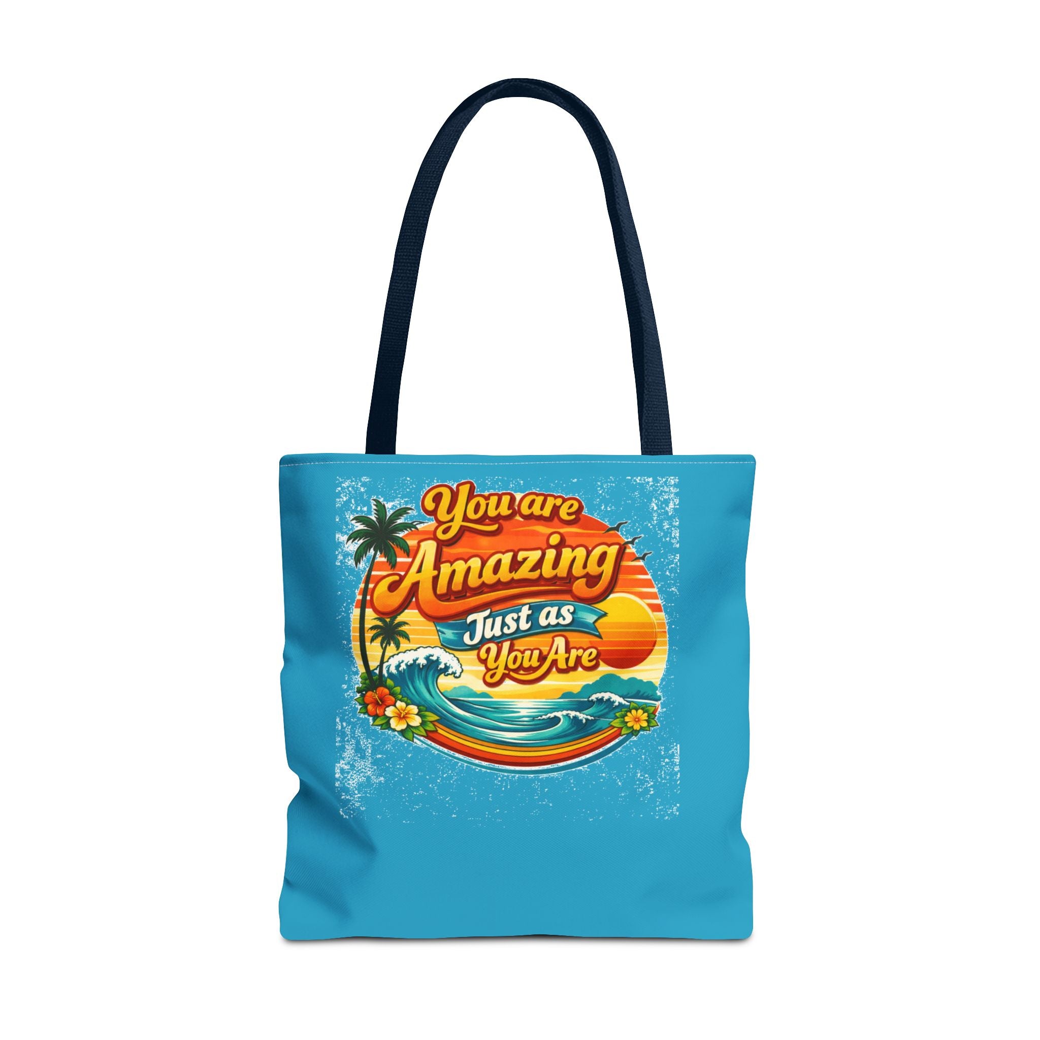 You Are Amazing Tote Bag — Inspirational Beach Sunset Graphic Tote