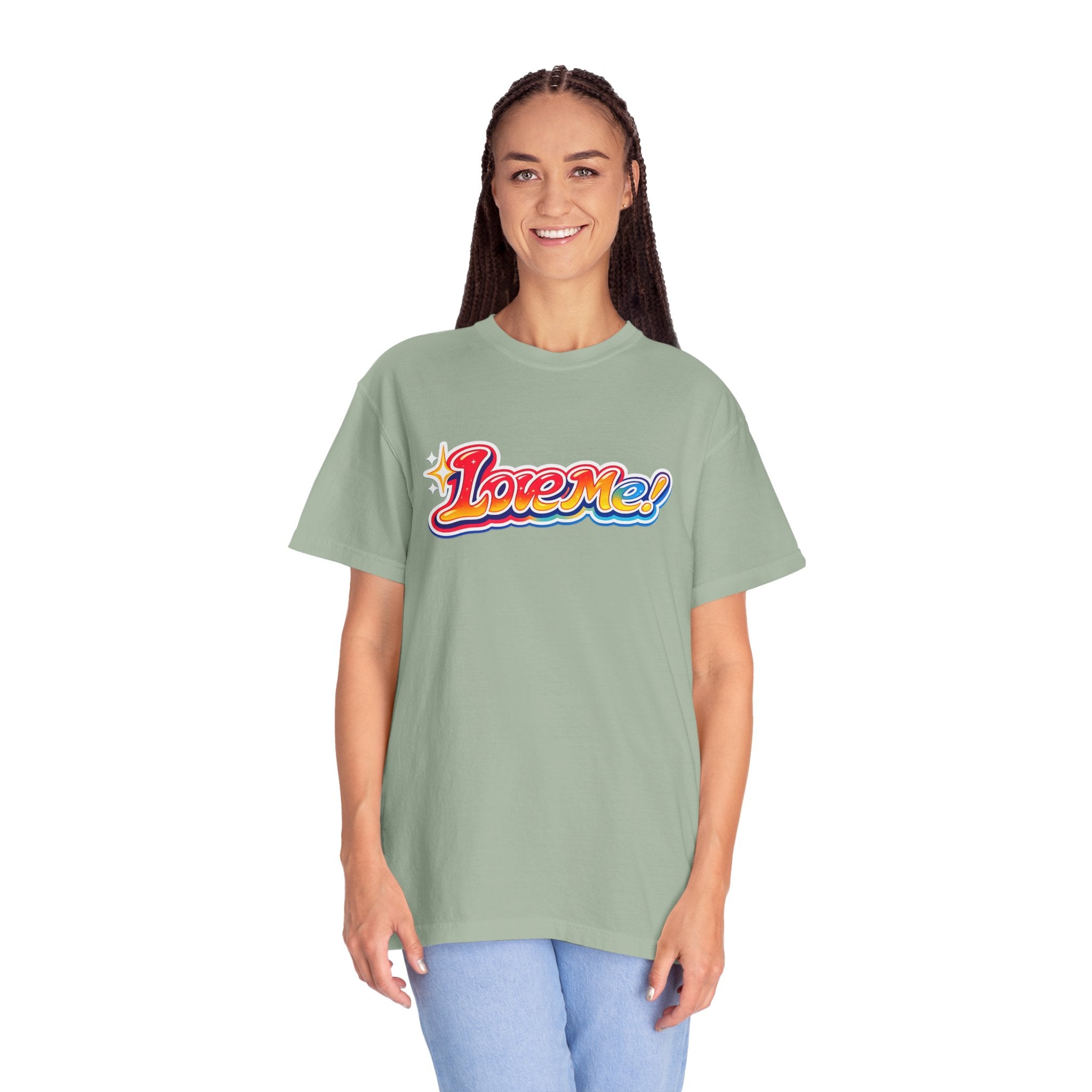 Love Me! Retro Rainbow Tee