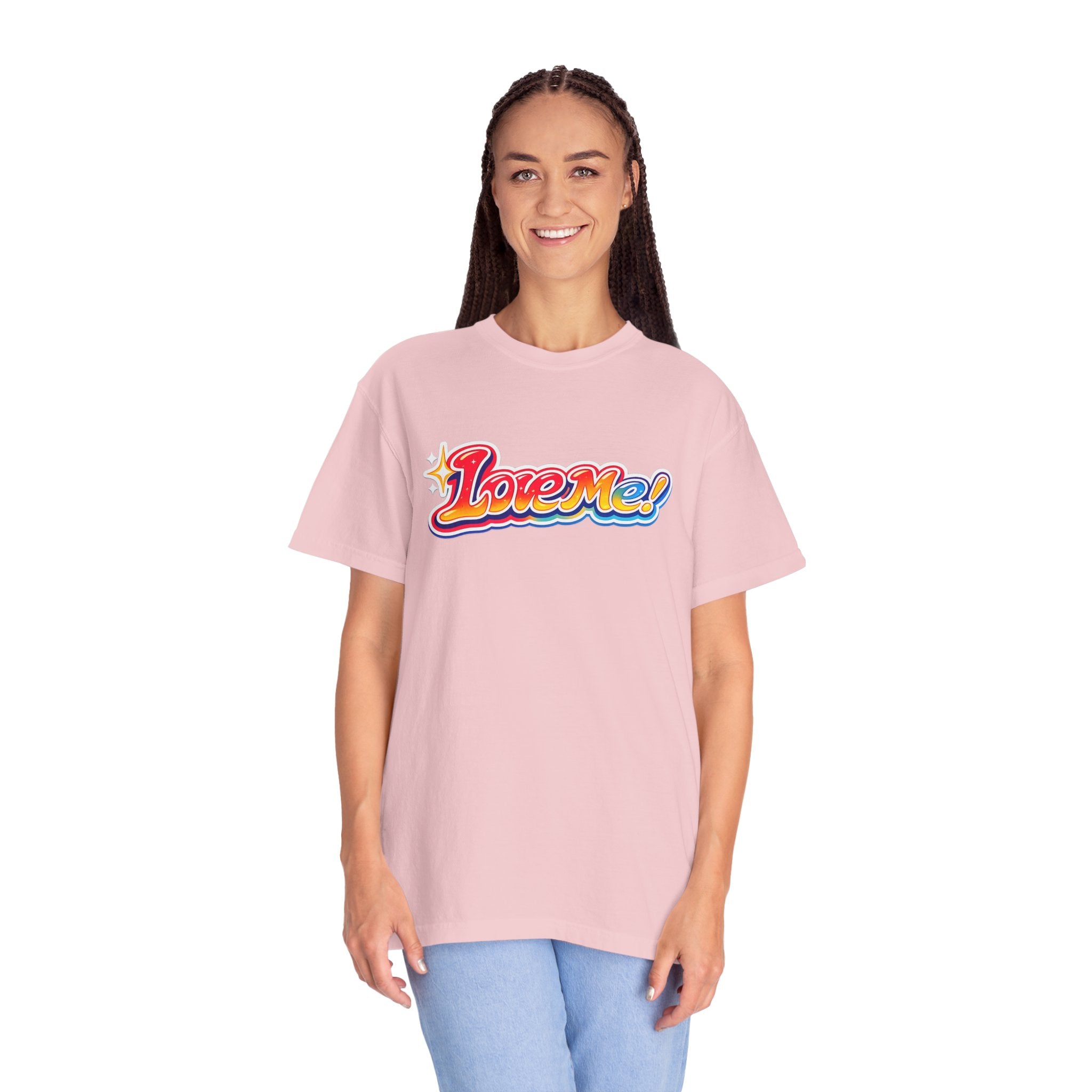 Love Me! Retro Rainbow Tee