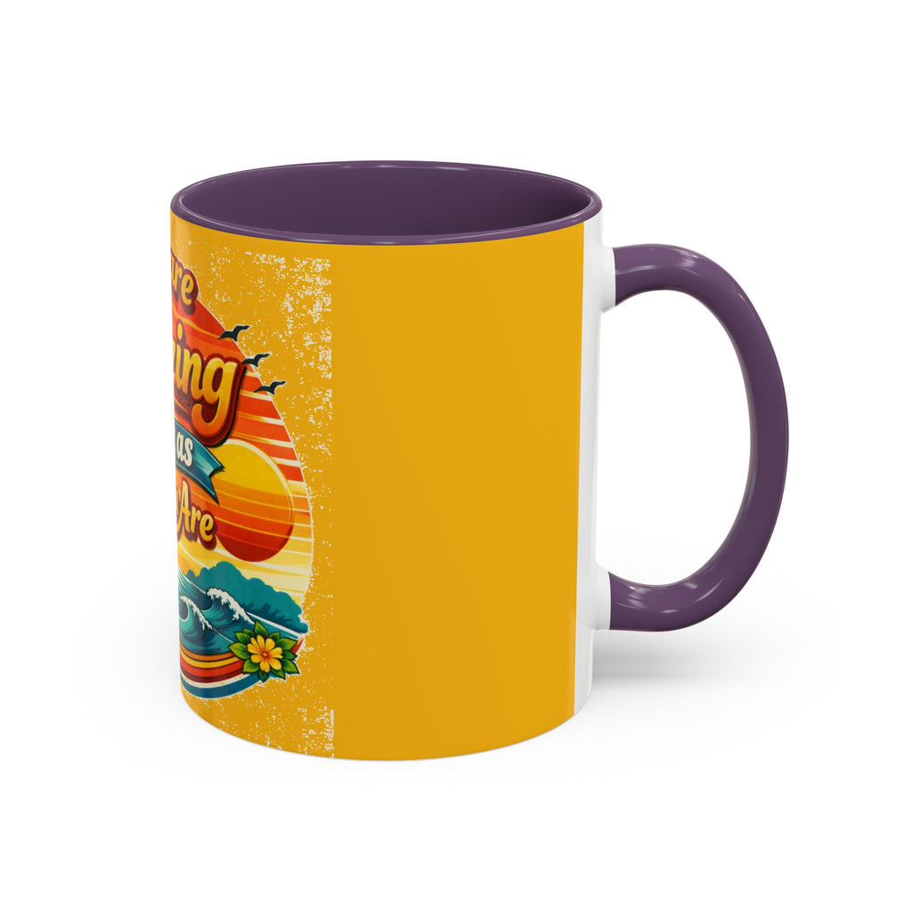 You Are Amazing Just As You Are Mug — Inspirational Beach Coffee Cup