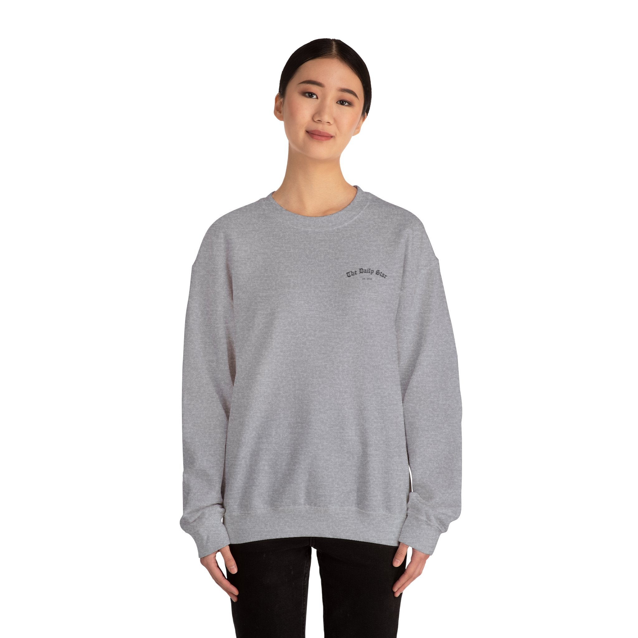 Classic Crewneck Sweatshirt Everyday Casual Pullover with affirmation