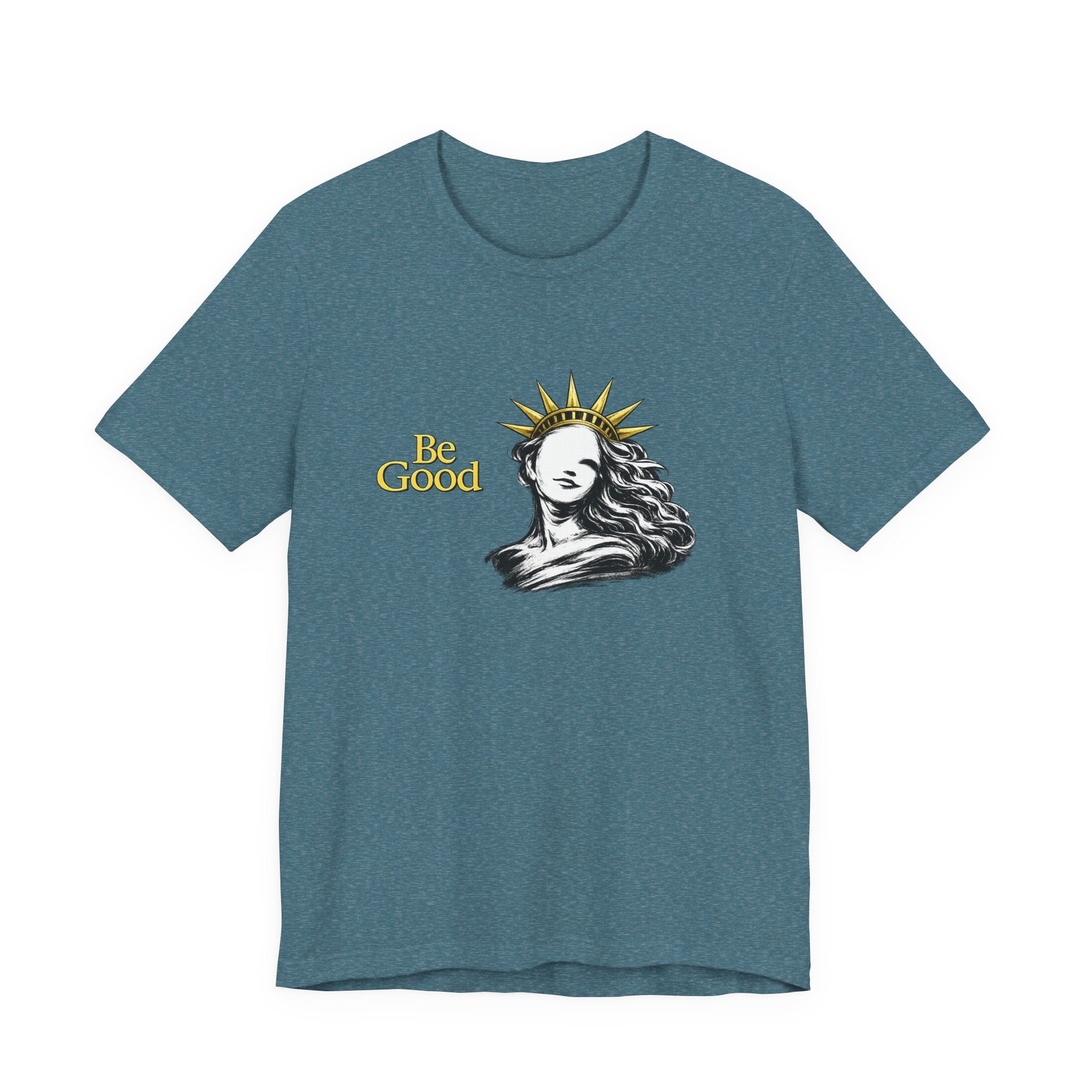 Be Good Vintage Statue of Liberty Inspirational Retro Graphic TShirt
