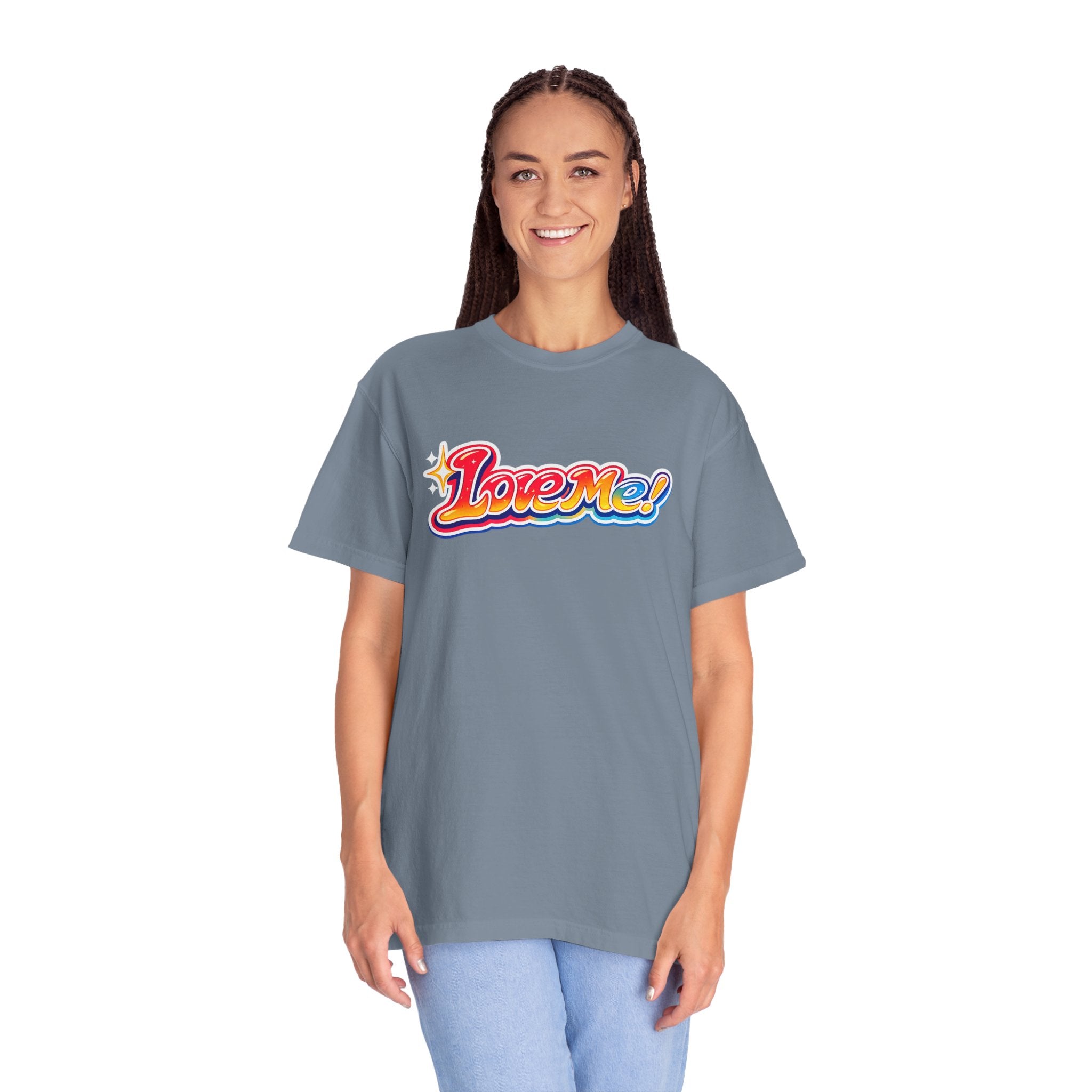 Love Me! Retro Rainbow Tee