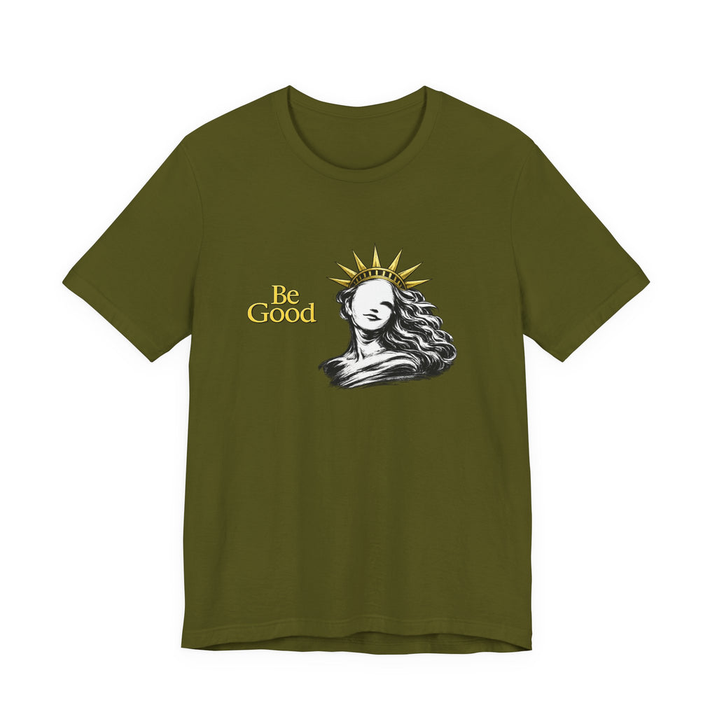 Be Good Vintage Statue of Liberty Inspirational Retro Graphic TShirt