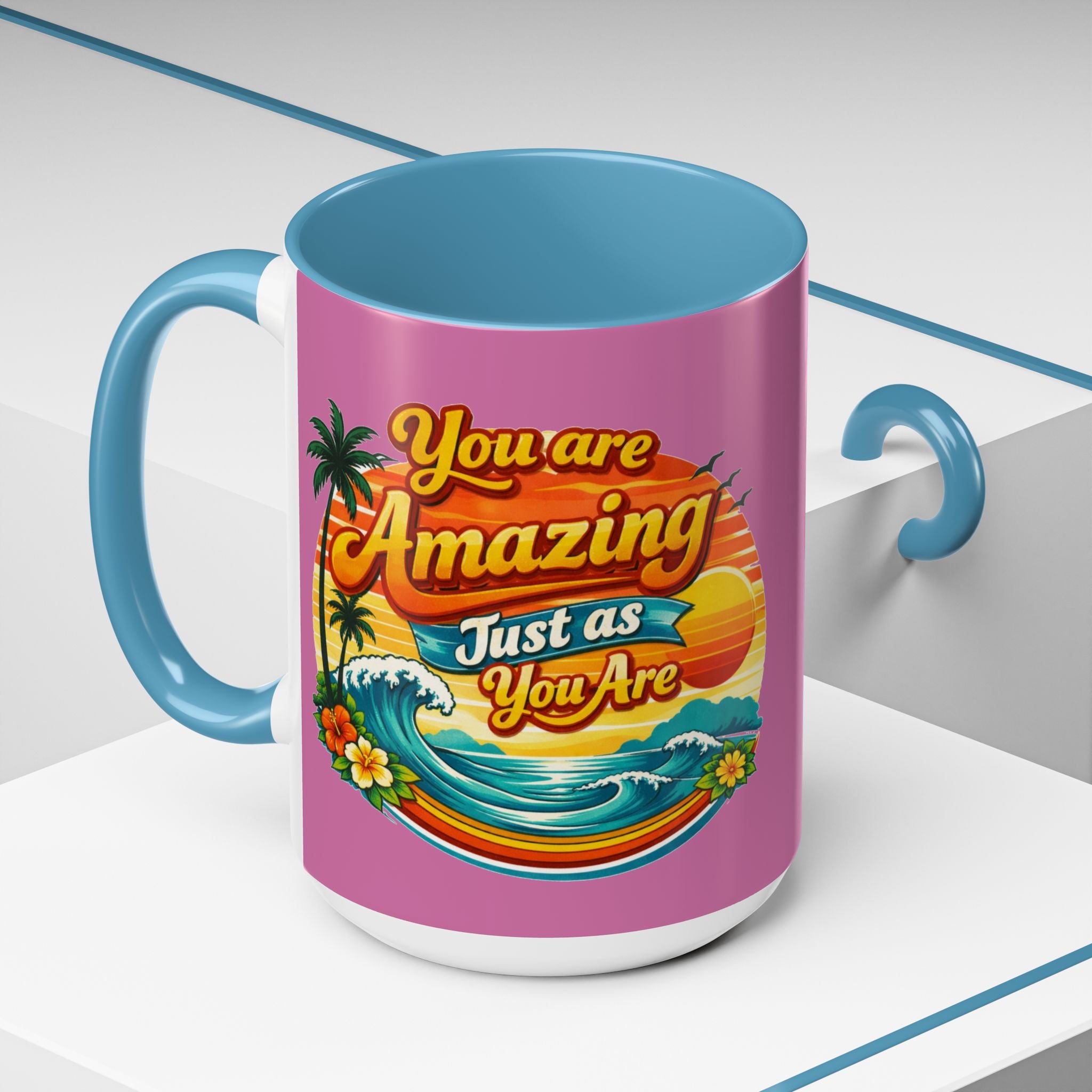 Beach Vibes Coffee Mug — Positive Affirmation