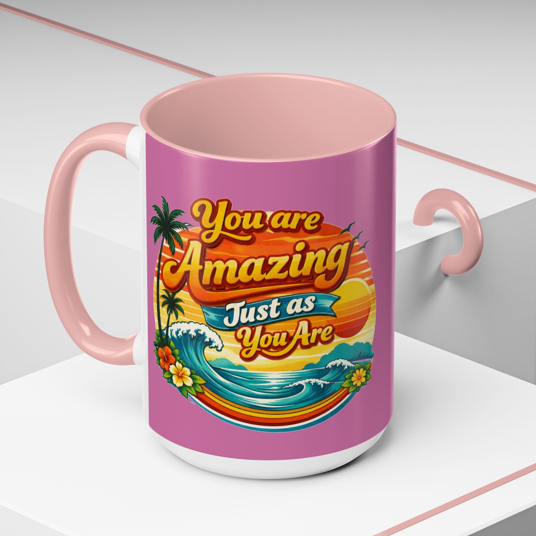 Beach Vibes Coffee Mug — Positive Affirmation