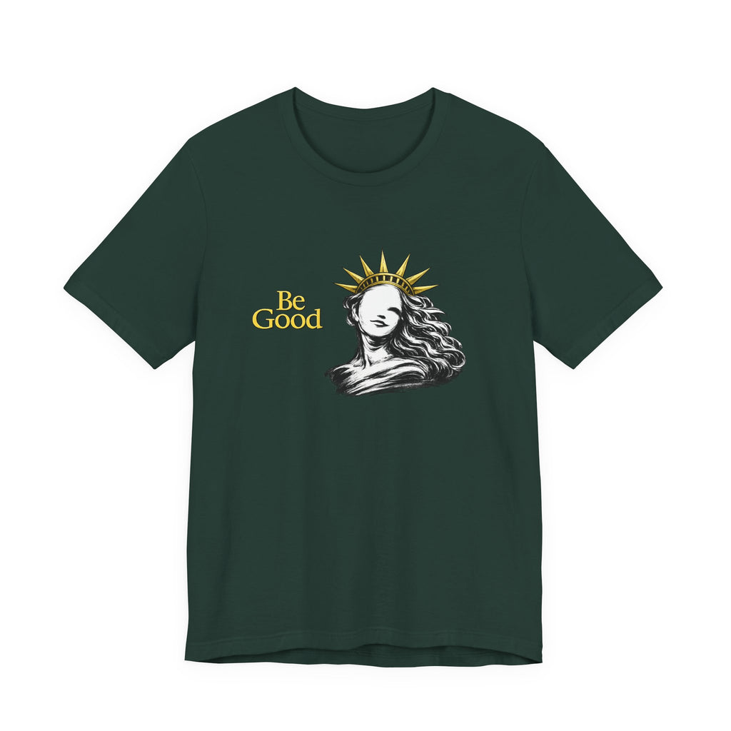 Be Good Vintage Statue of Liberty Inspirational Retro Graphic TShirt