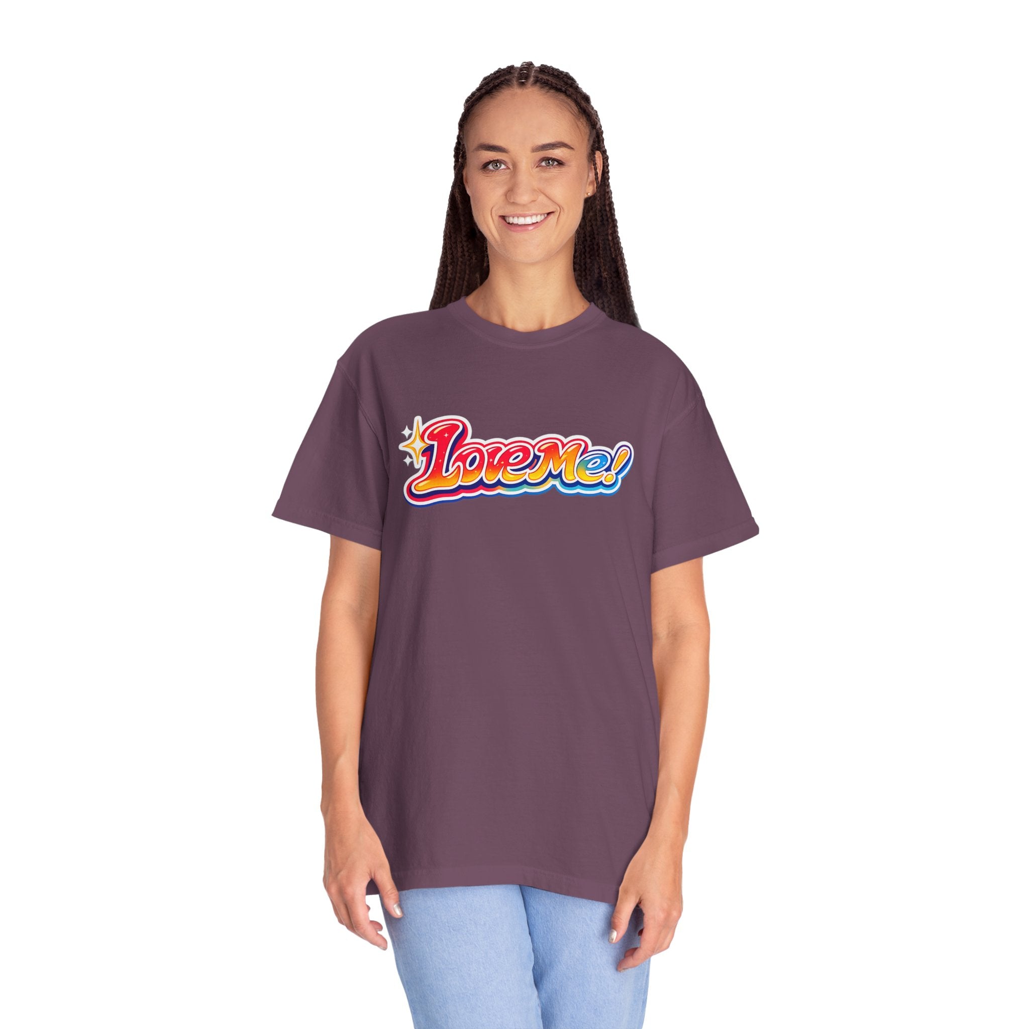 Love Me! Retro Rainbow Tee