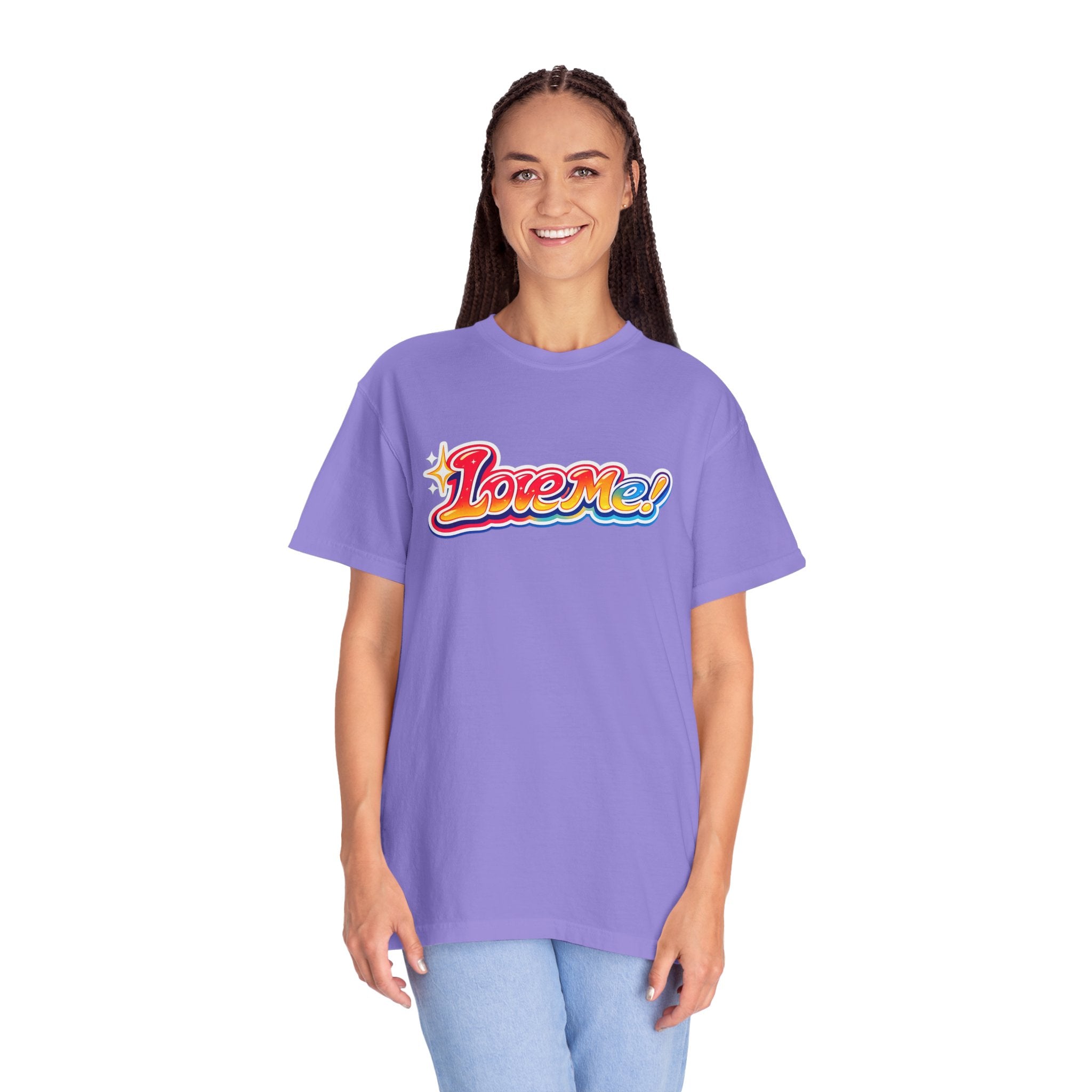 Love Me! Retro Rainbow Tee