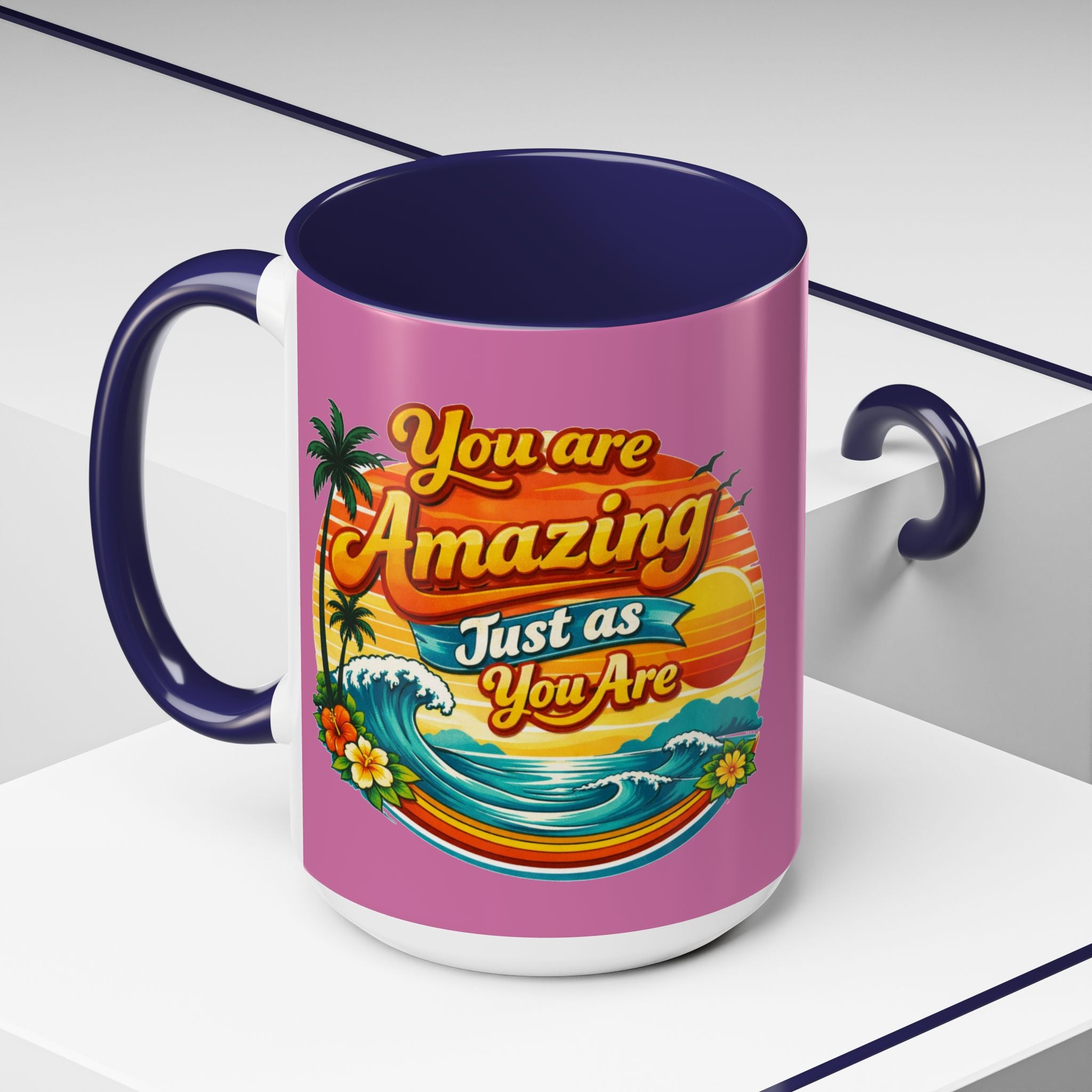 Beach Vibes Coffee Mug — Positive Affirmation