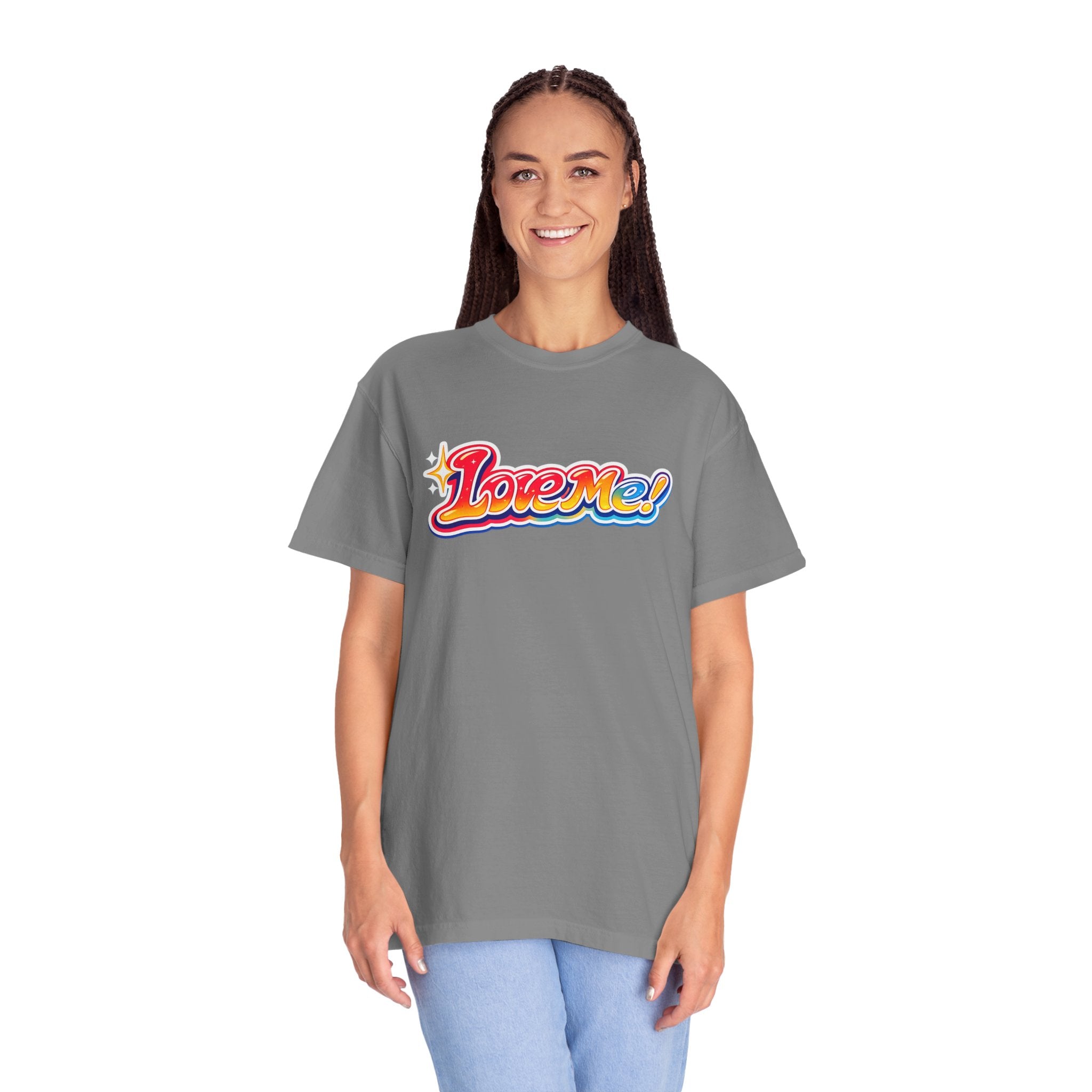 Love Me! Retro Rainbow Tee