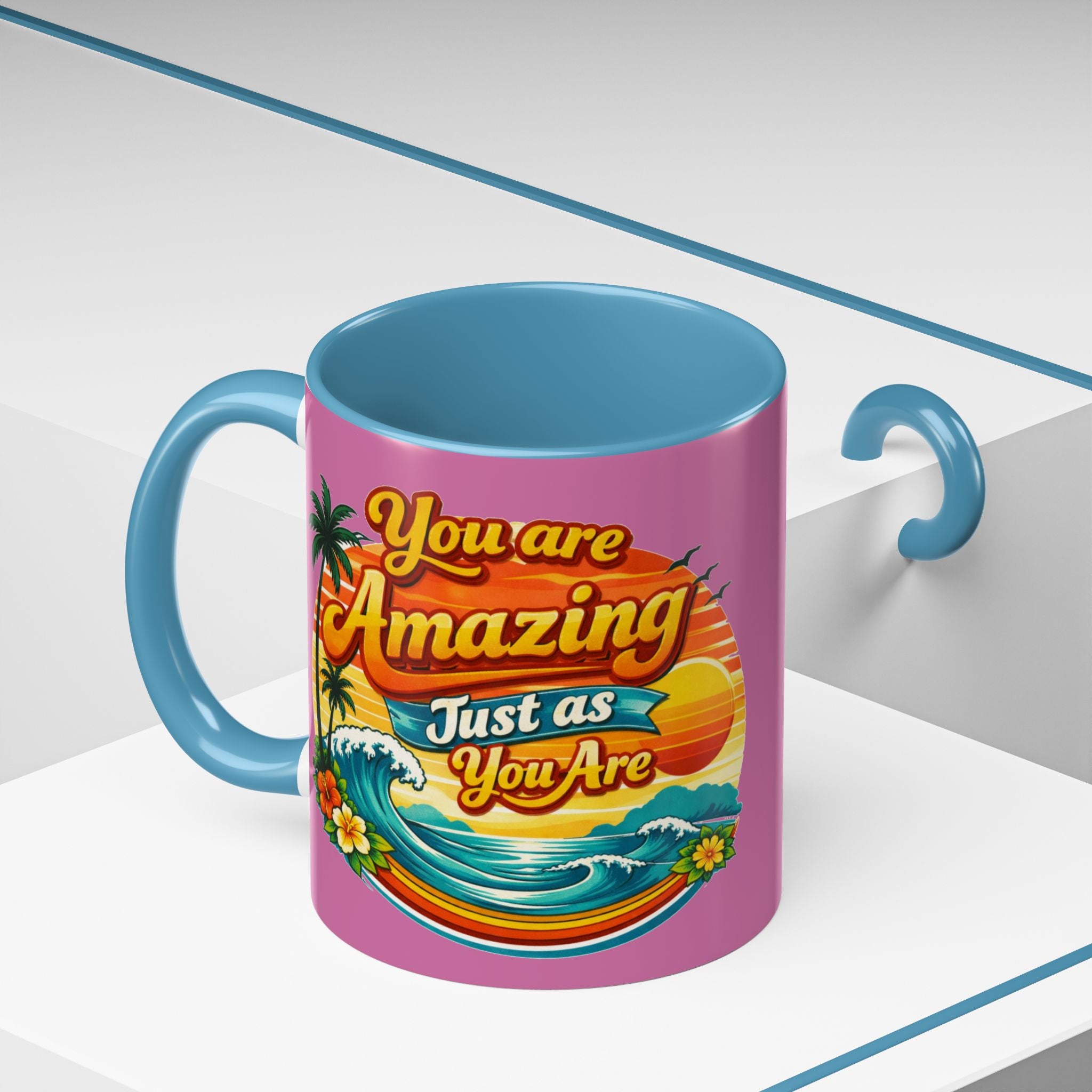 Beach Vibes Coffee Mug — Positive Affirmation