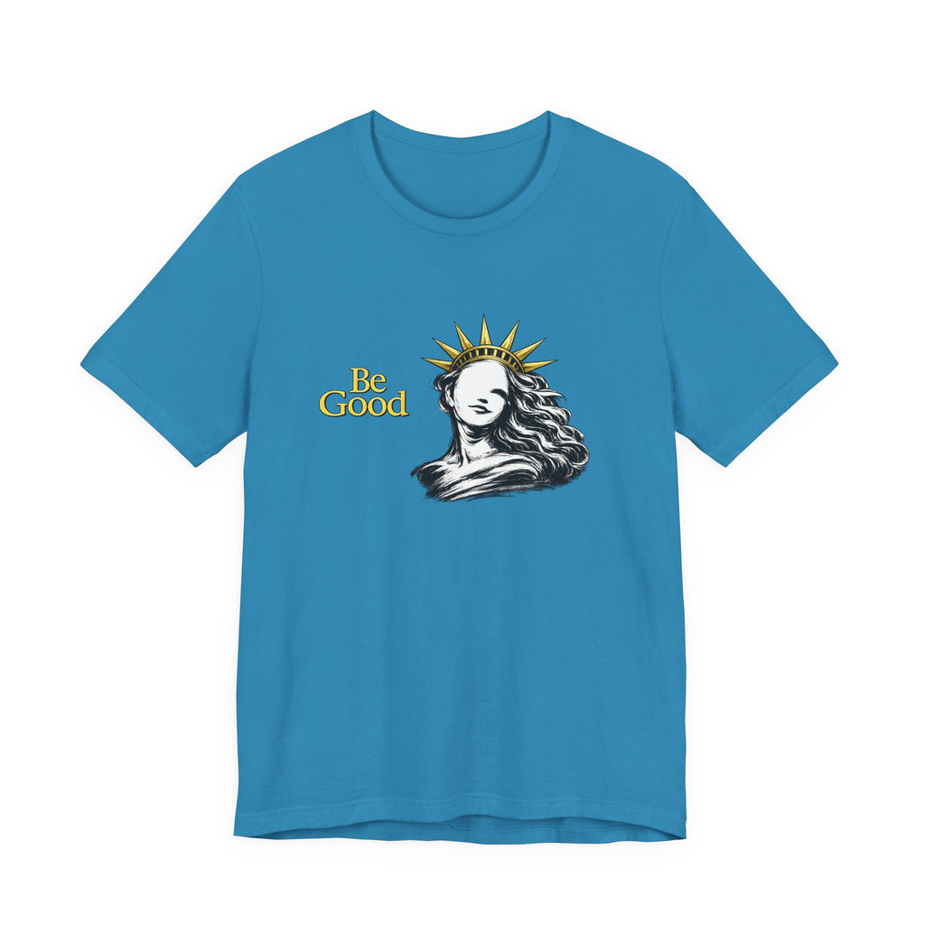 Be Good Vintage Statue of Liberty Inspirational Retro Graphic TShirt