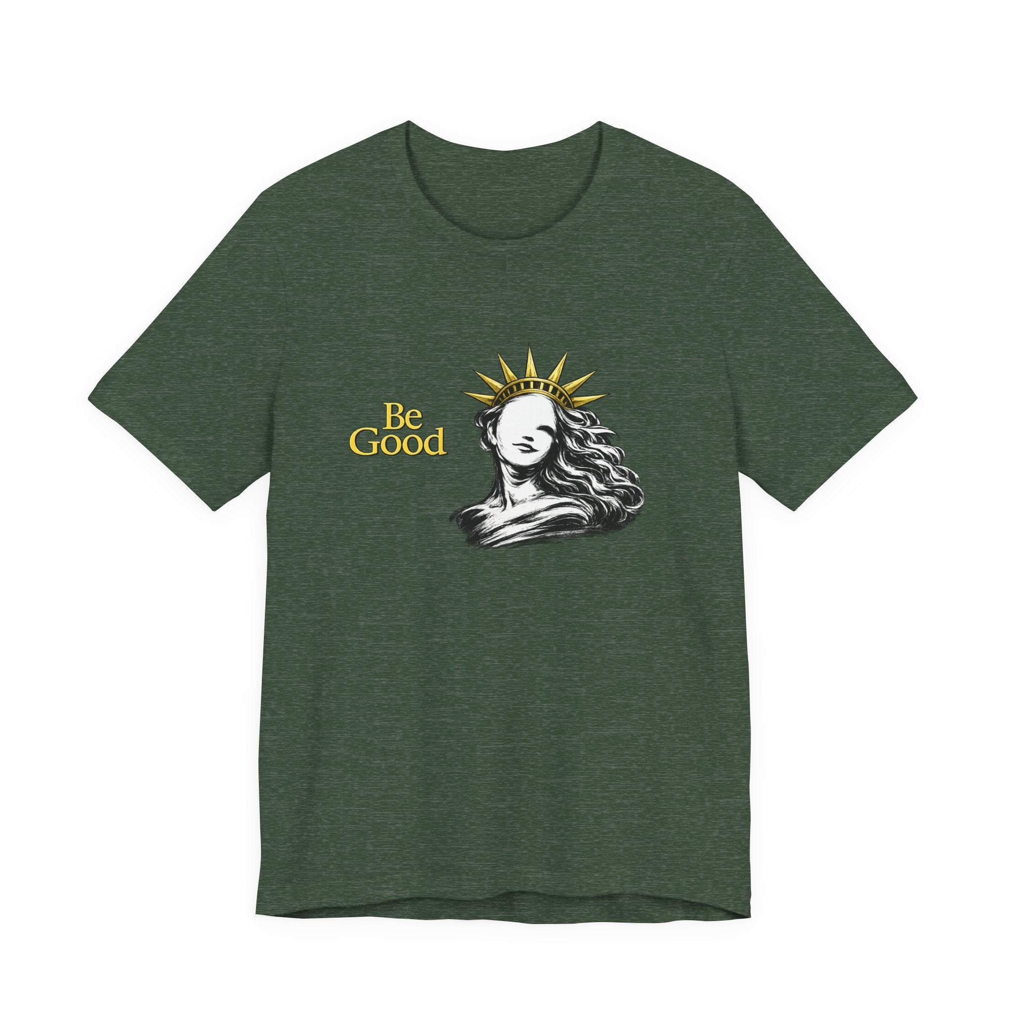 Be Good Vintage Statue of Liberty Inspirational Retro Graphic TShirt