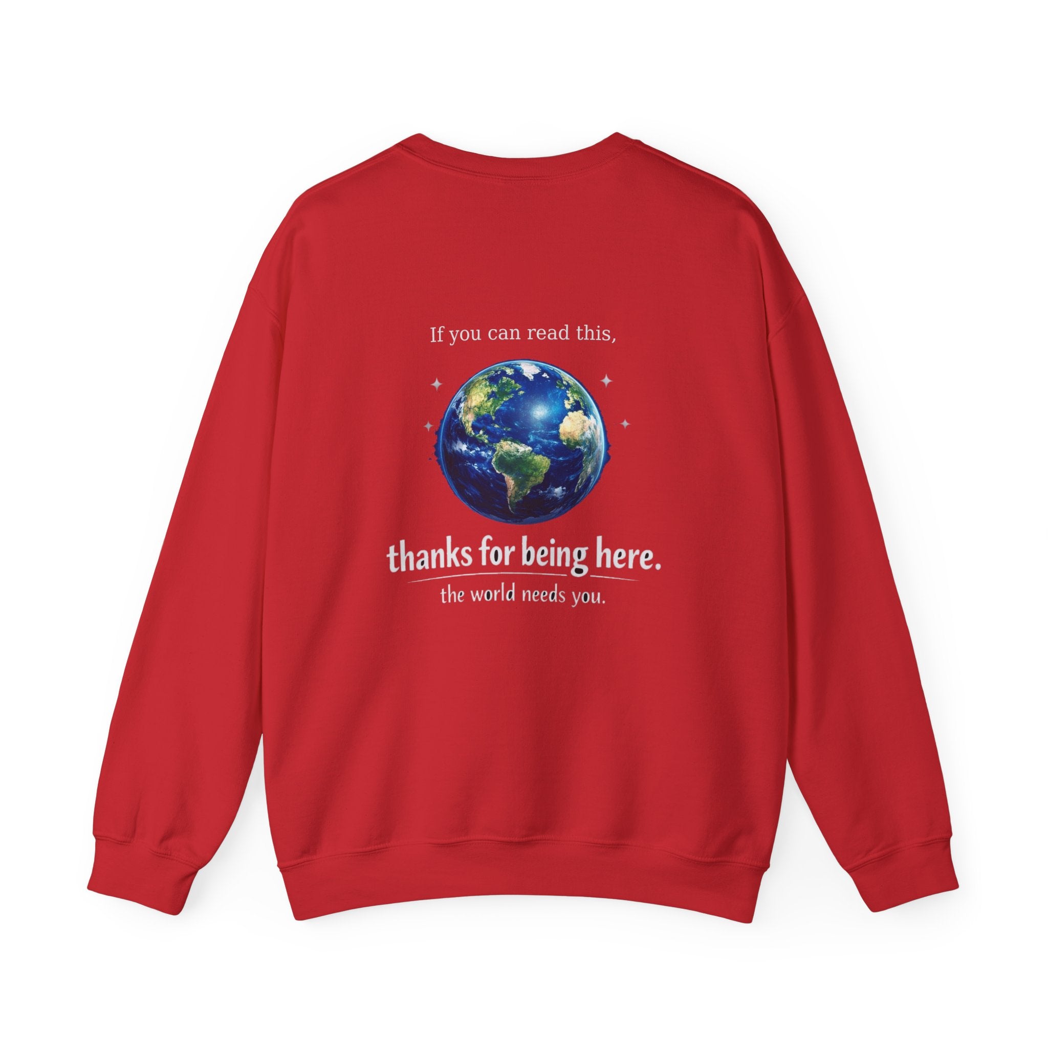 Classic Crewneck Sweatshirt Everyday Casual Pullover with affirmation