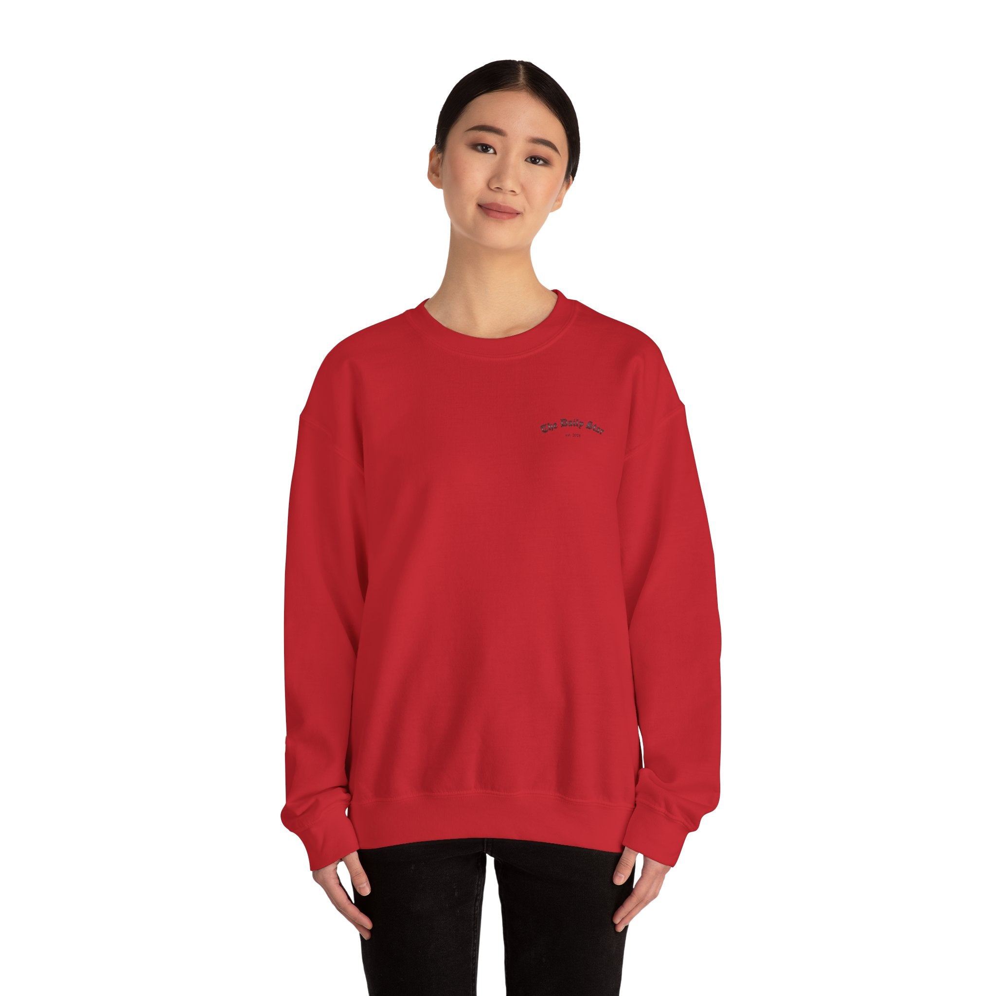 Classic Crewneck Sweatshirt Everyday Casual Pullover with affirmation