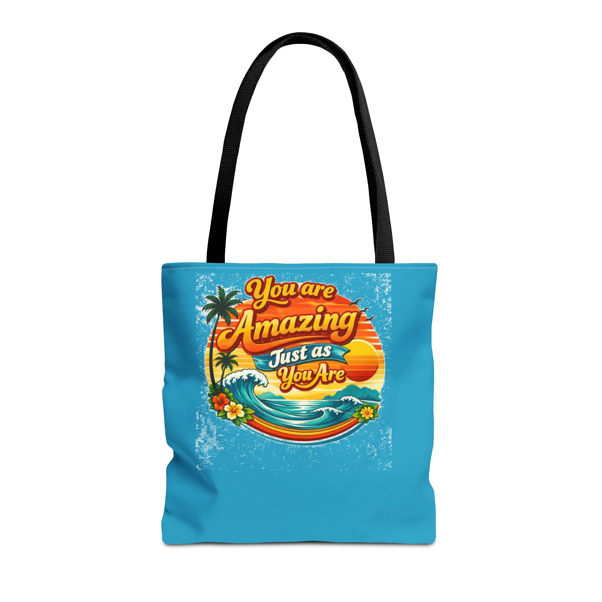 You Are Amazing Tote Bag — Inspirational Beach Sunset Graphic Tote