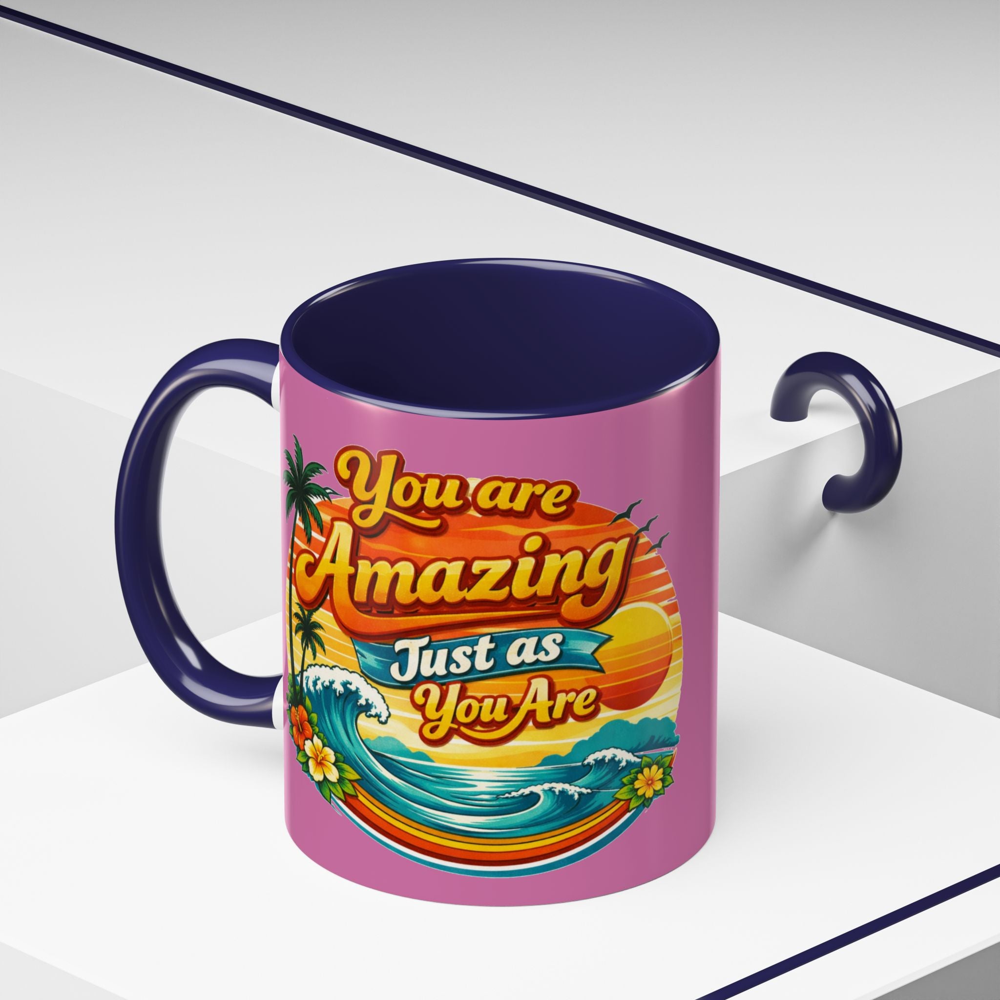 Beach Vibes Coffee Mug — Positive Affirmation