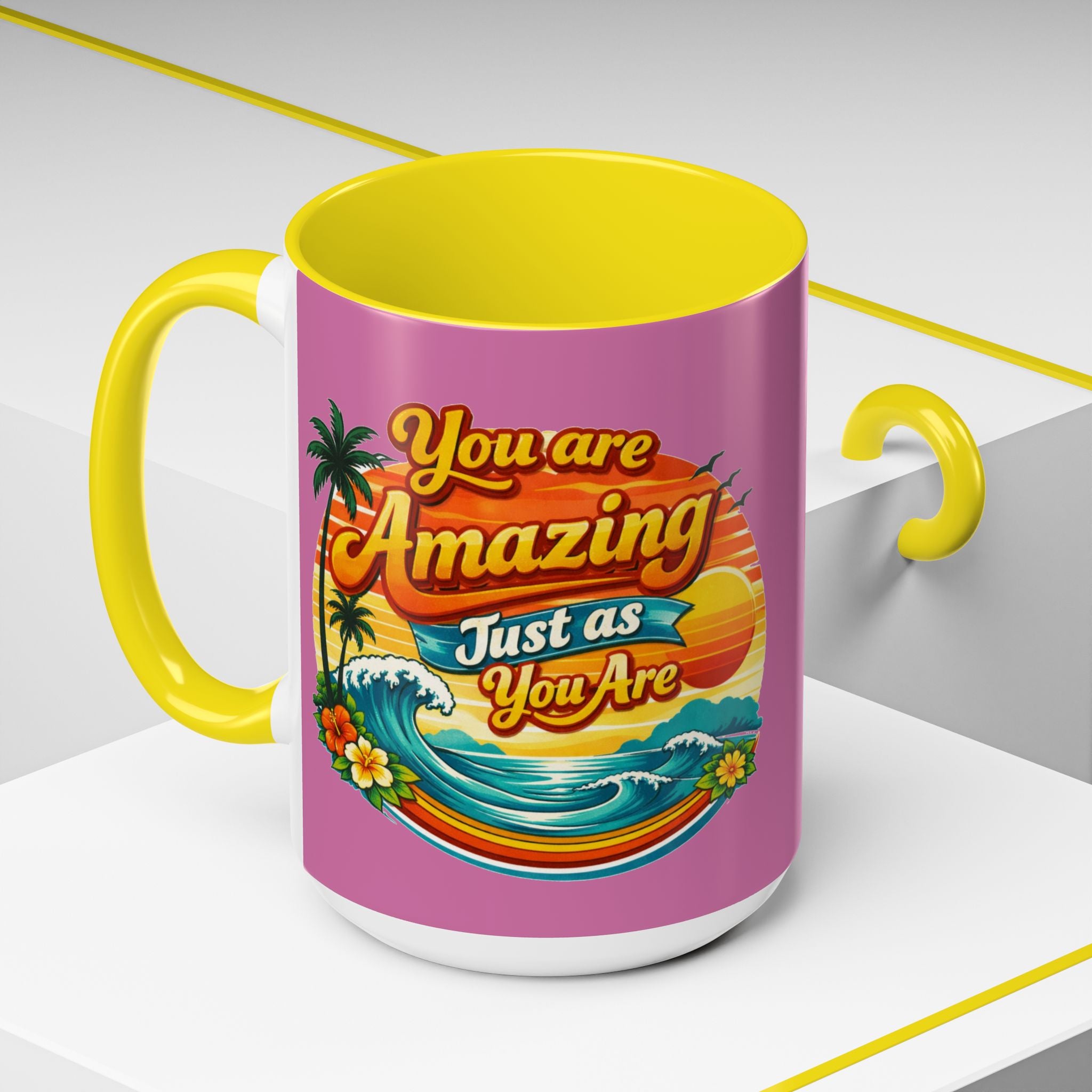 Beach Vibes Coffee Mug — Positive Affirmation