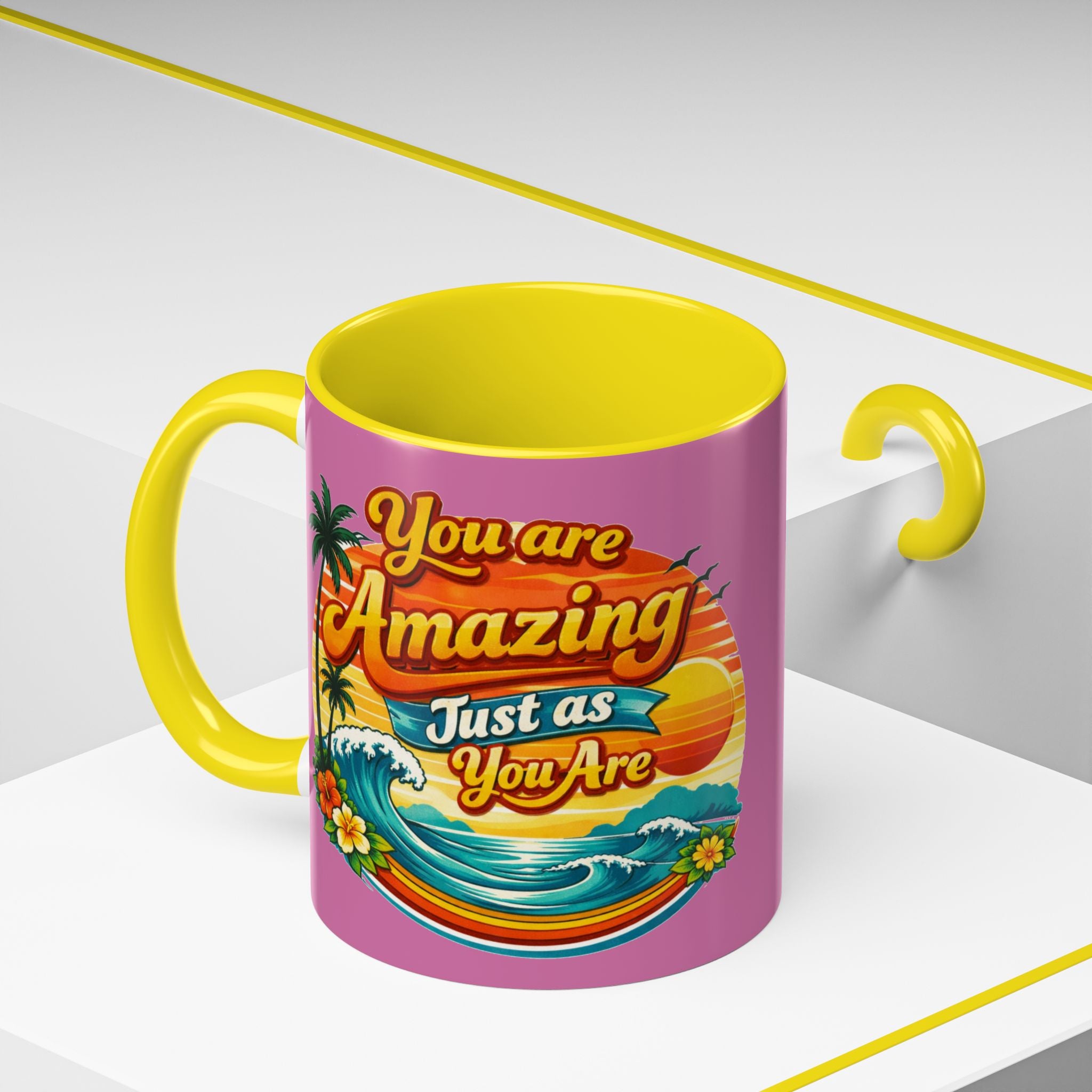 Beach Vibes Coffee Mug — Positive Affirmation